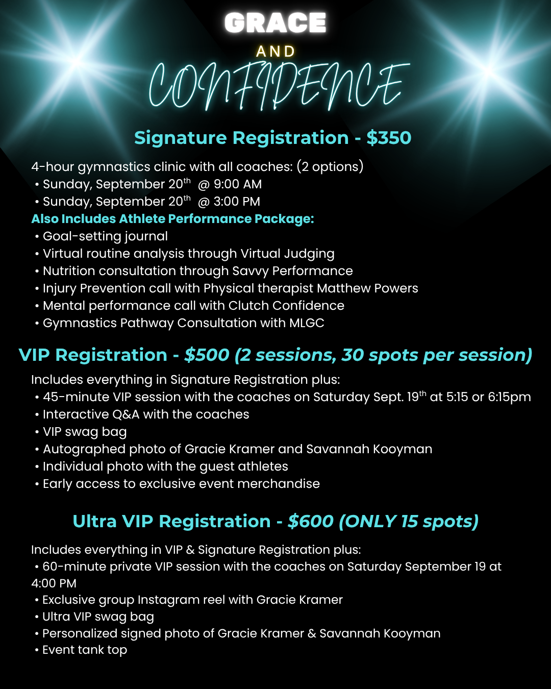 Grace & Confidence! 9/20/26 in Riverton, WY
